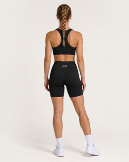 LRX High Rise 6" Training Shorts - Black