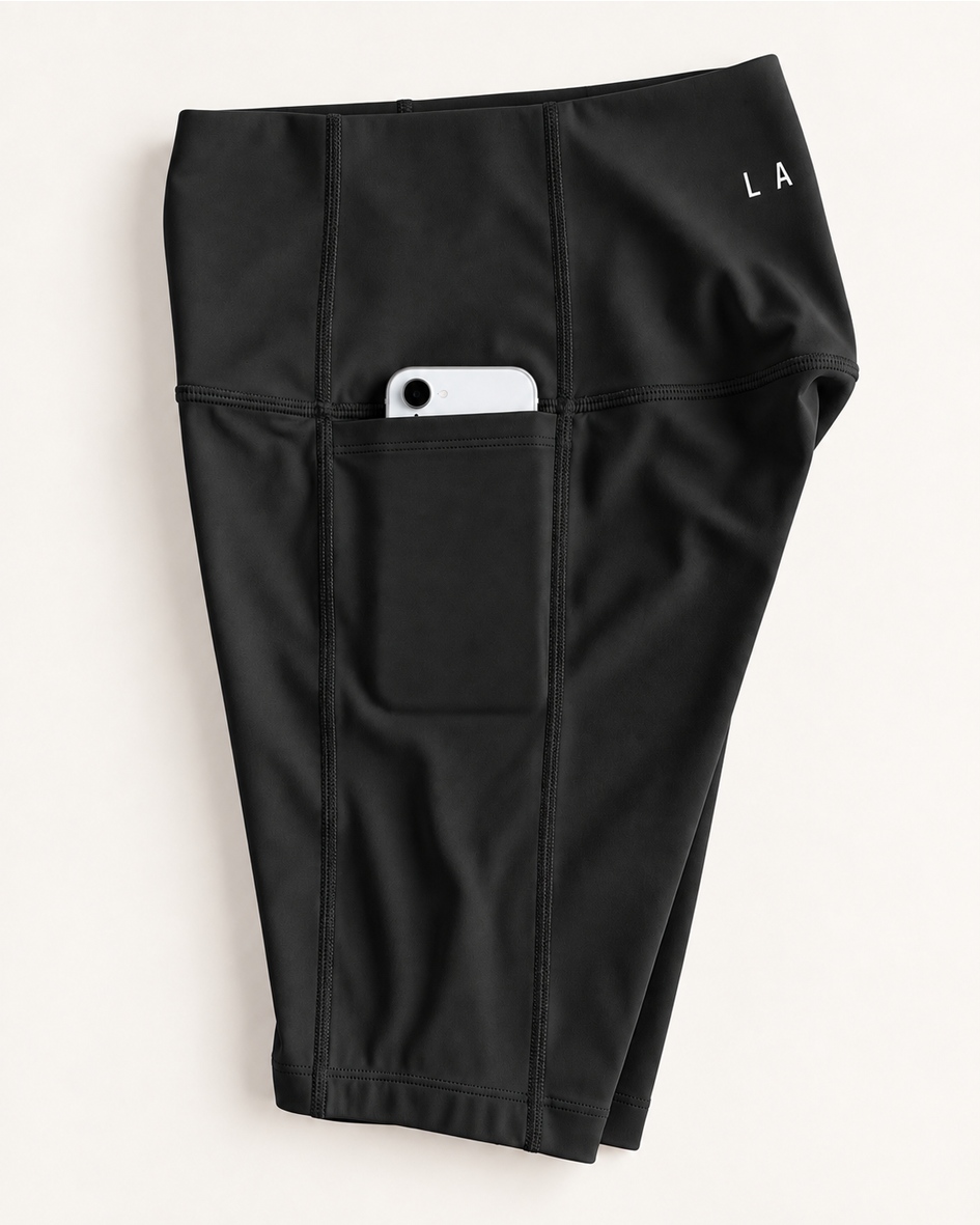 LRX High Rise 6" Training Shorts - Black