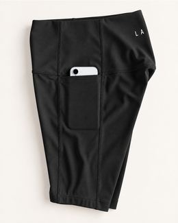 LRX High Rise 6" Training Shorts - Black