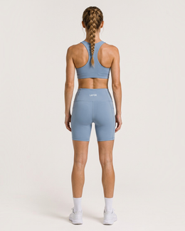 LRX High Rise 6" Training Shorts - Slate Blue