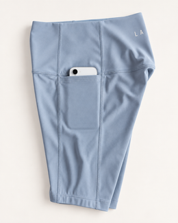 LRX High Rise 6" Training Shorts - Slate Blue