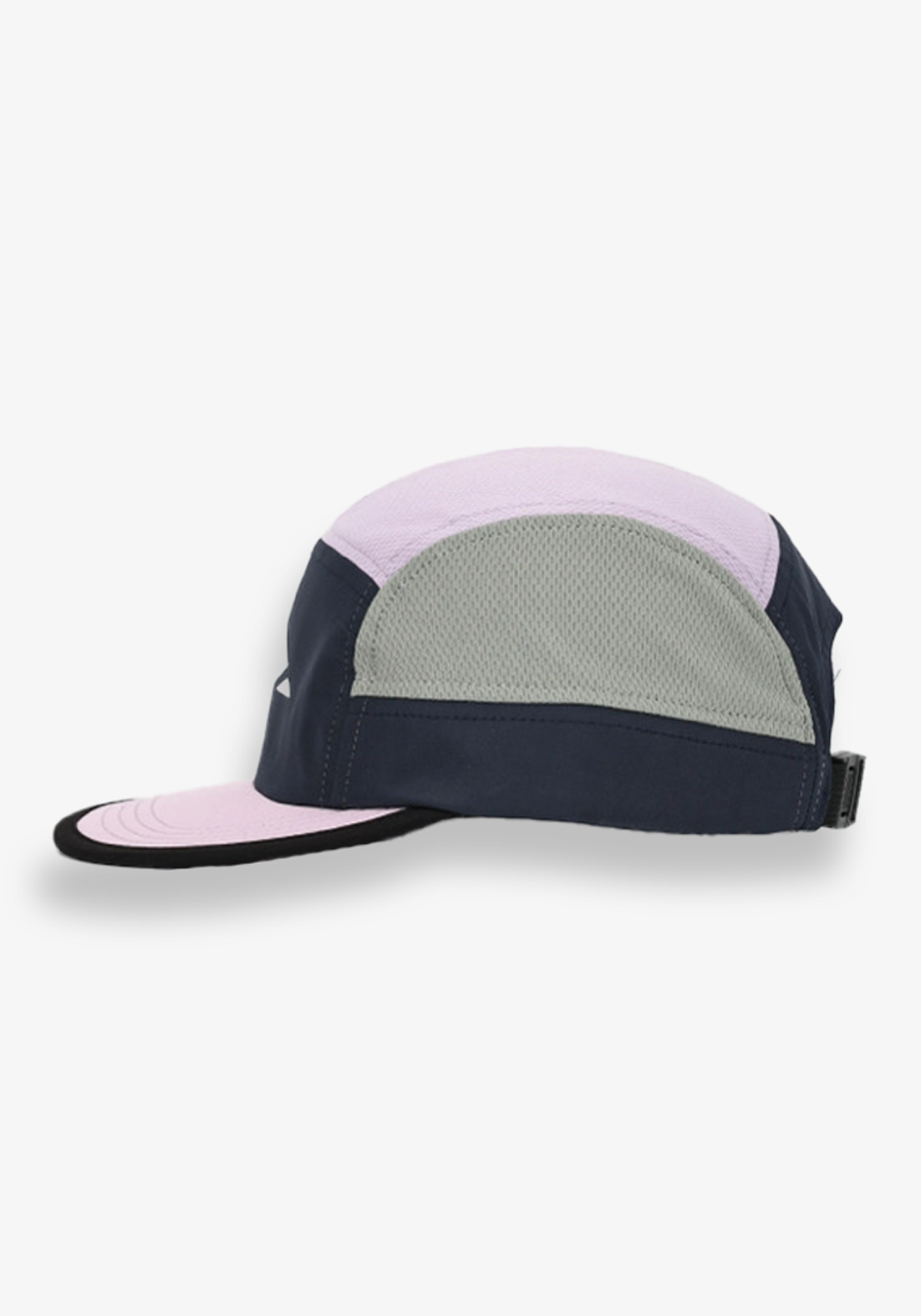 Layer Running Cap in navy lilac, opposite side view
