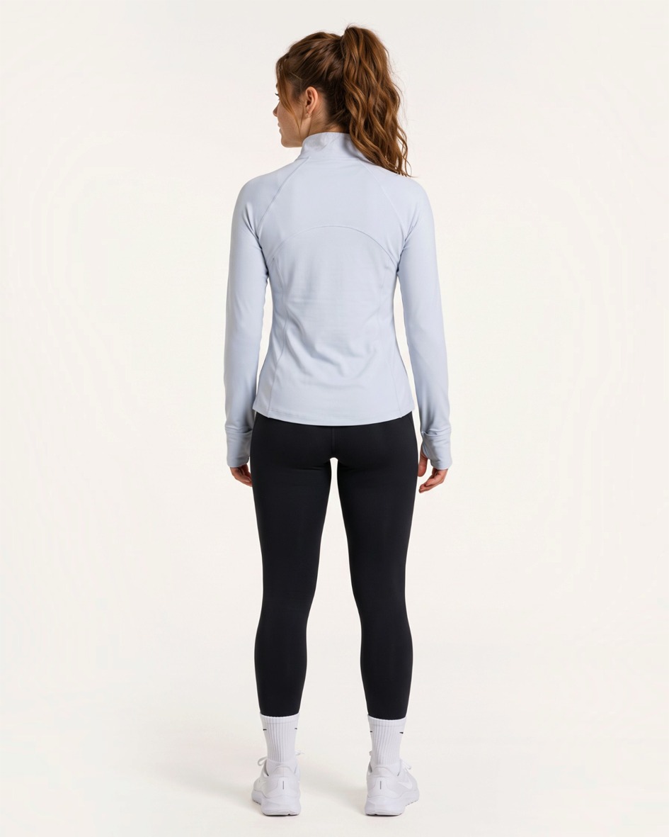 FTR 1/4 Zip - Pale Blue