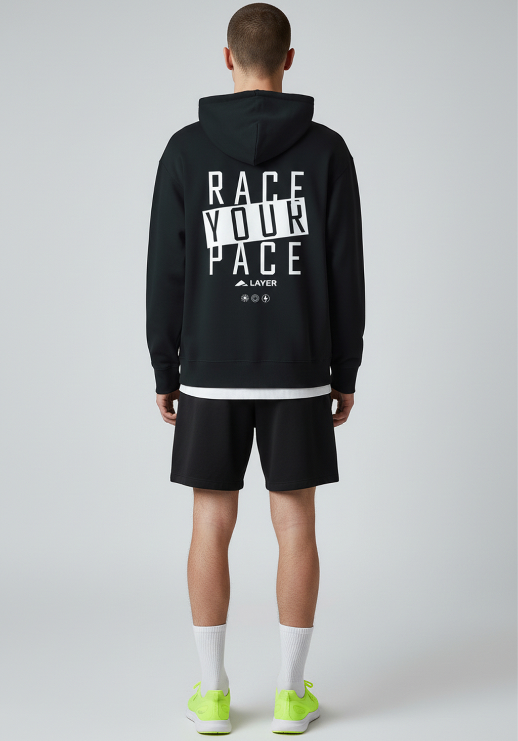 Race Your Pace Symbol Hoodie