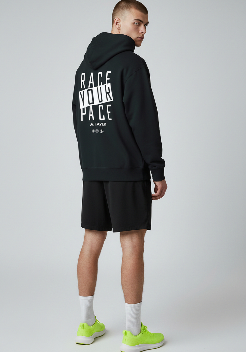 Race Your Pace Symbol Hoodie