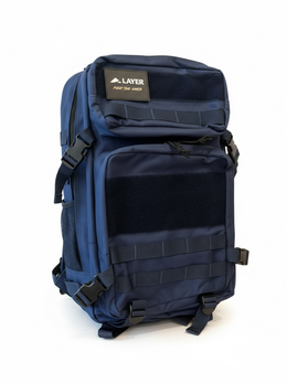 Layer Renegade Pro backpack in navy, front view
