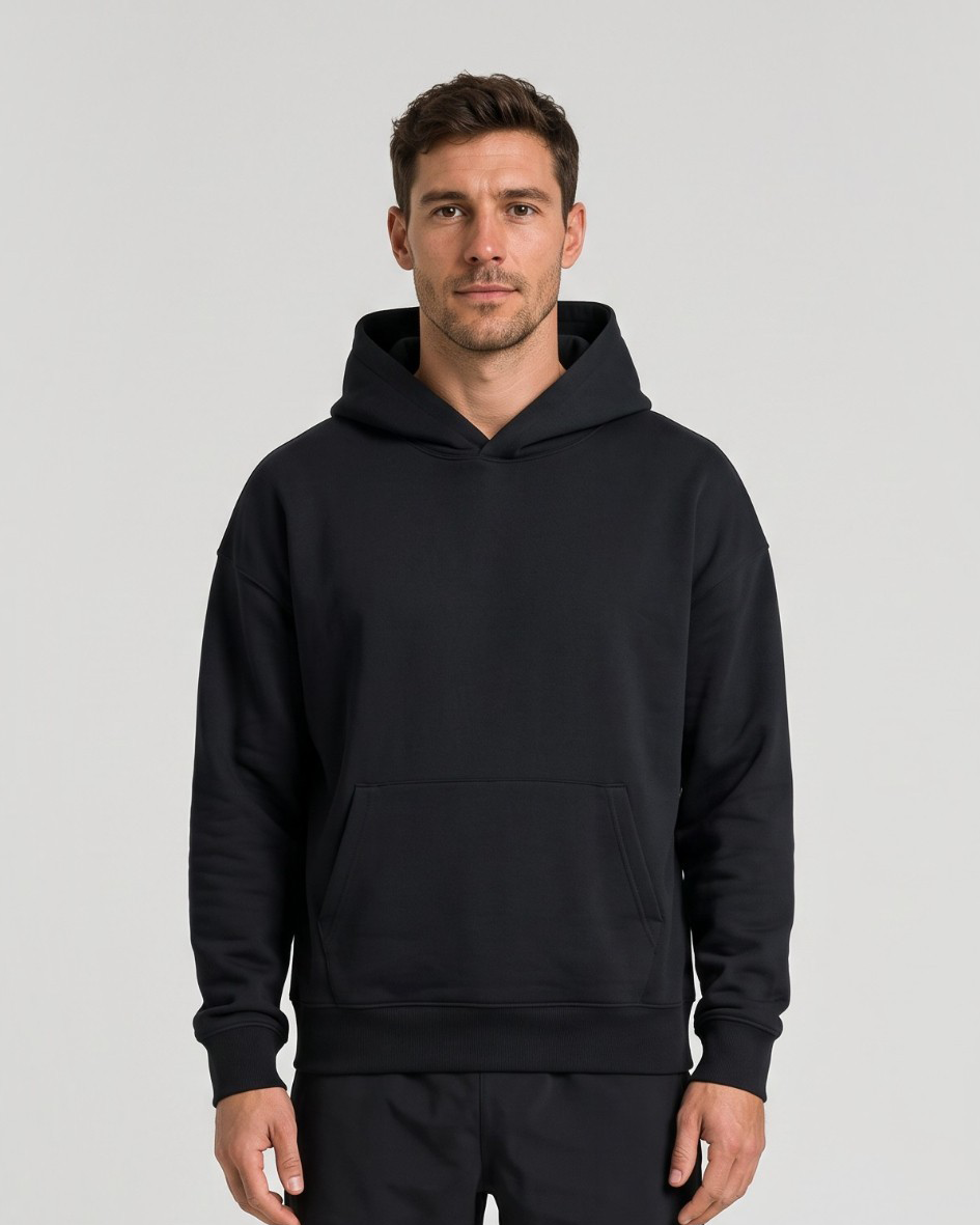Reset Oversized Hoodie - Black