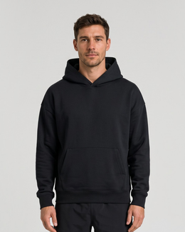 Reset Oversized Hoodie - Black