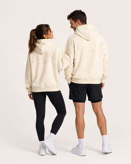 Reset Oversized Hoodie - Cream