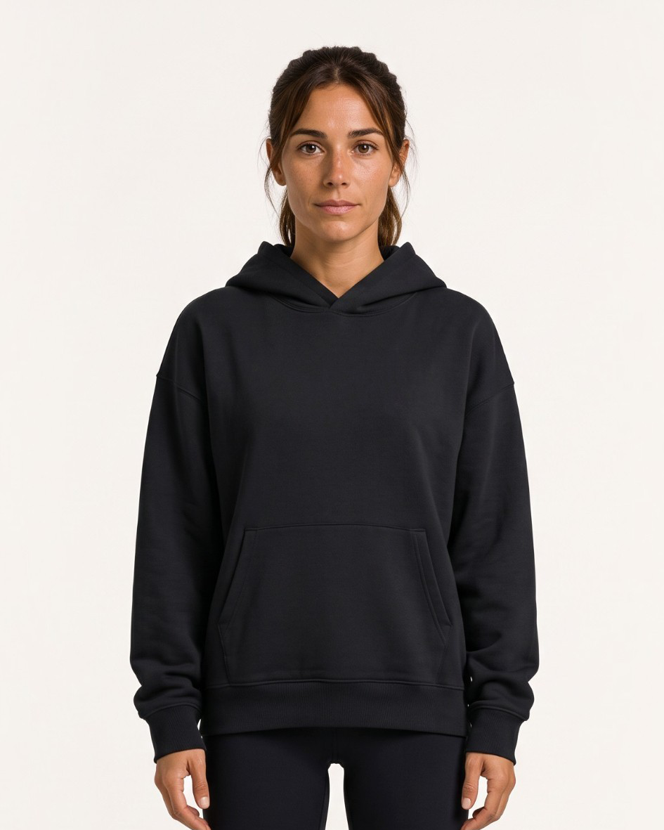 Reset Oversized Hoodie - Black