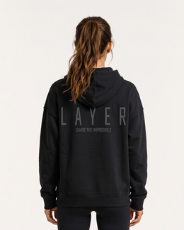 Reset Oversized Hoodie - Black
