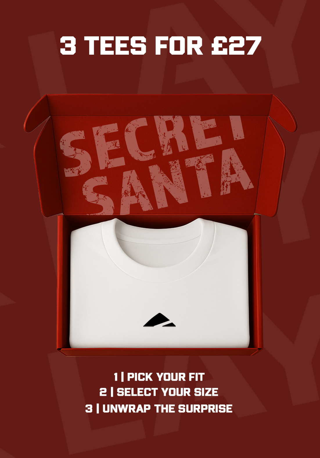 Secret Santa T-Shirt Box