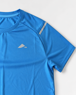 Tempo Running Tee - Aqua