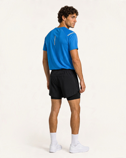 Tempo Running Tee - Aqua