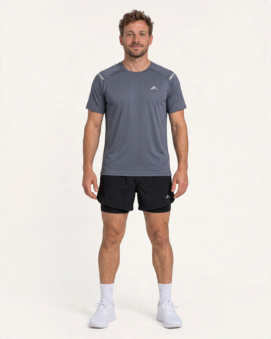 Tempo Running Tee - Graphite