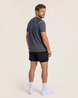 Tempo Running Tee - Graphite