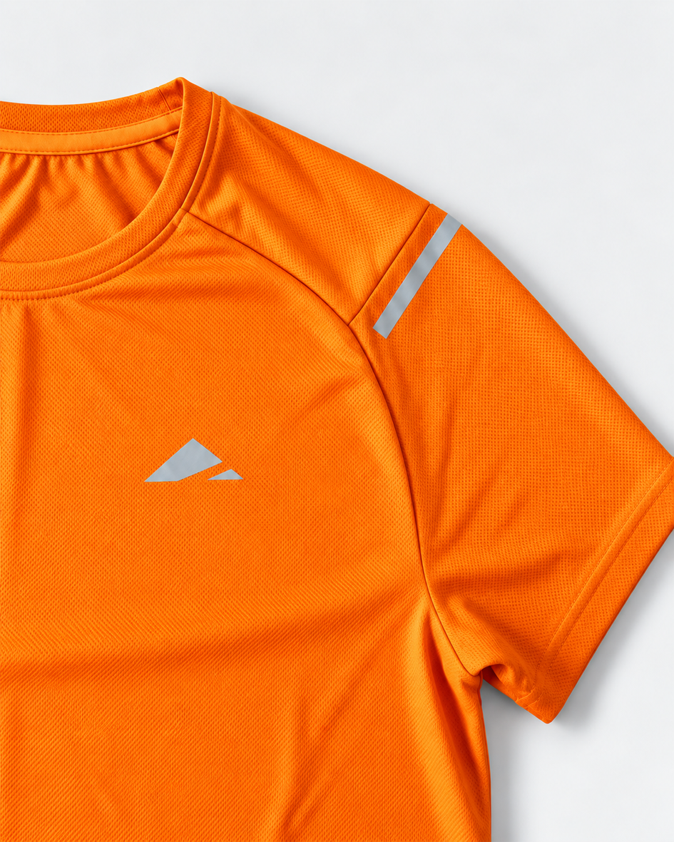 Tempo Running Tee - Orange Blaze