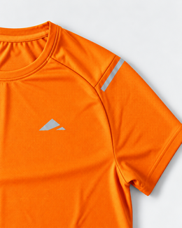 Tempo Running Tee - Orange Blaze