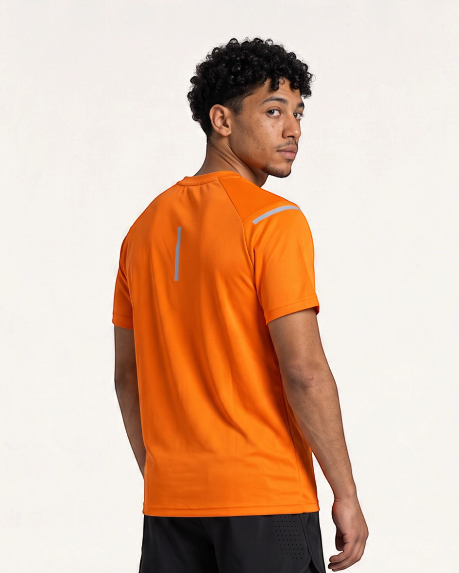 Tempo Running Tee - Orange Blaze