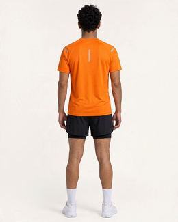 Tempo Running Tee - Orange Blaze
