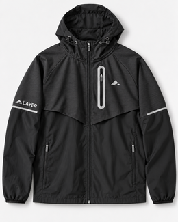Tempo Running Jacket - Carbon Black