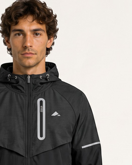 Tempo Running Jacket - Carbon Black