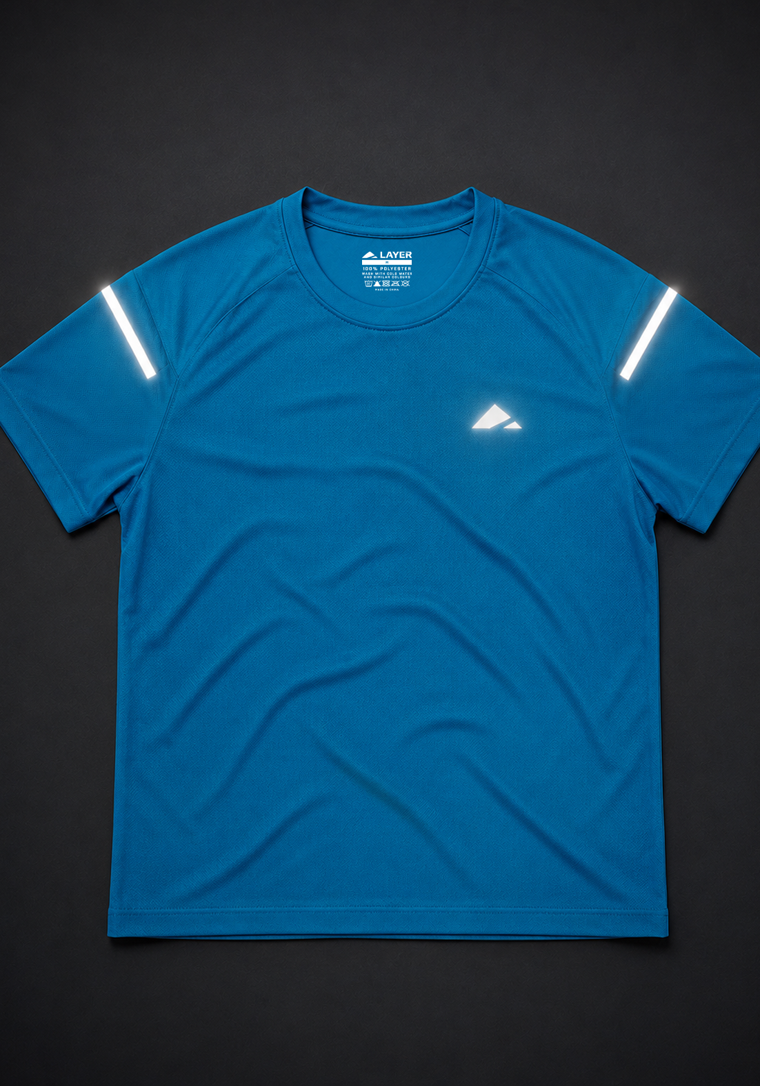 Tempo Running Tee - Aqua