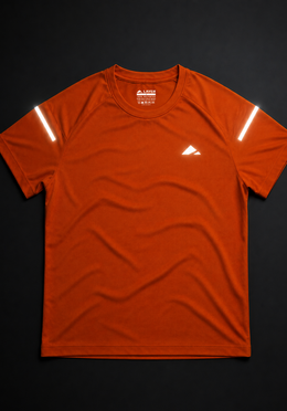 Tempo Running Tee - Orange Blaze