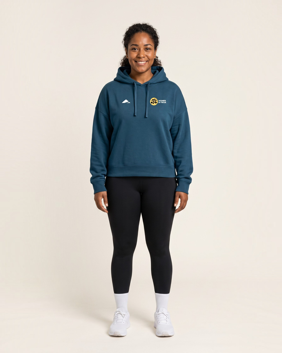 WIT x Layer Impact Hoodie - Petrol Blue