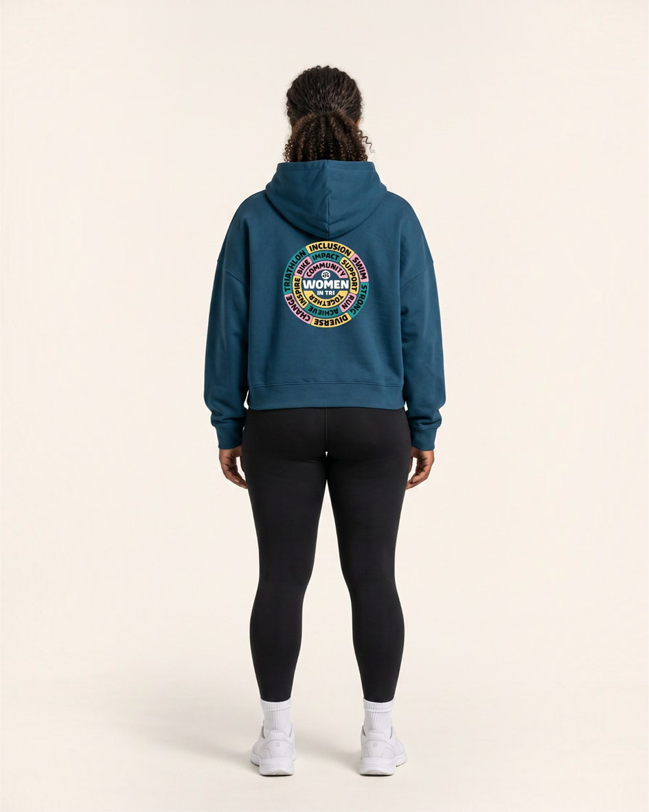 WIT x Layer Impact Hoodie - Petrol Blue
