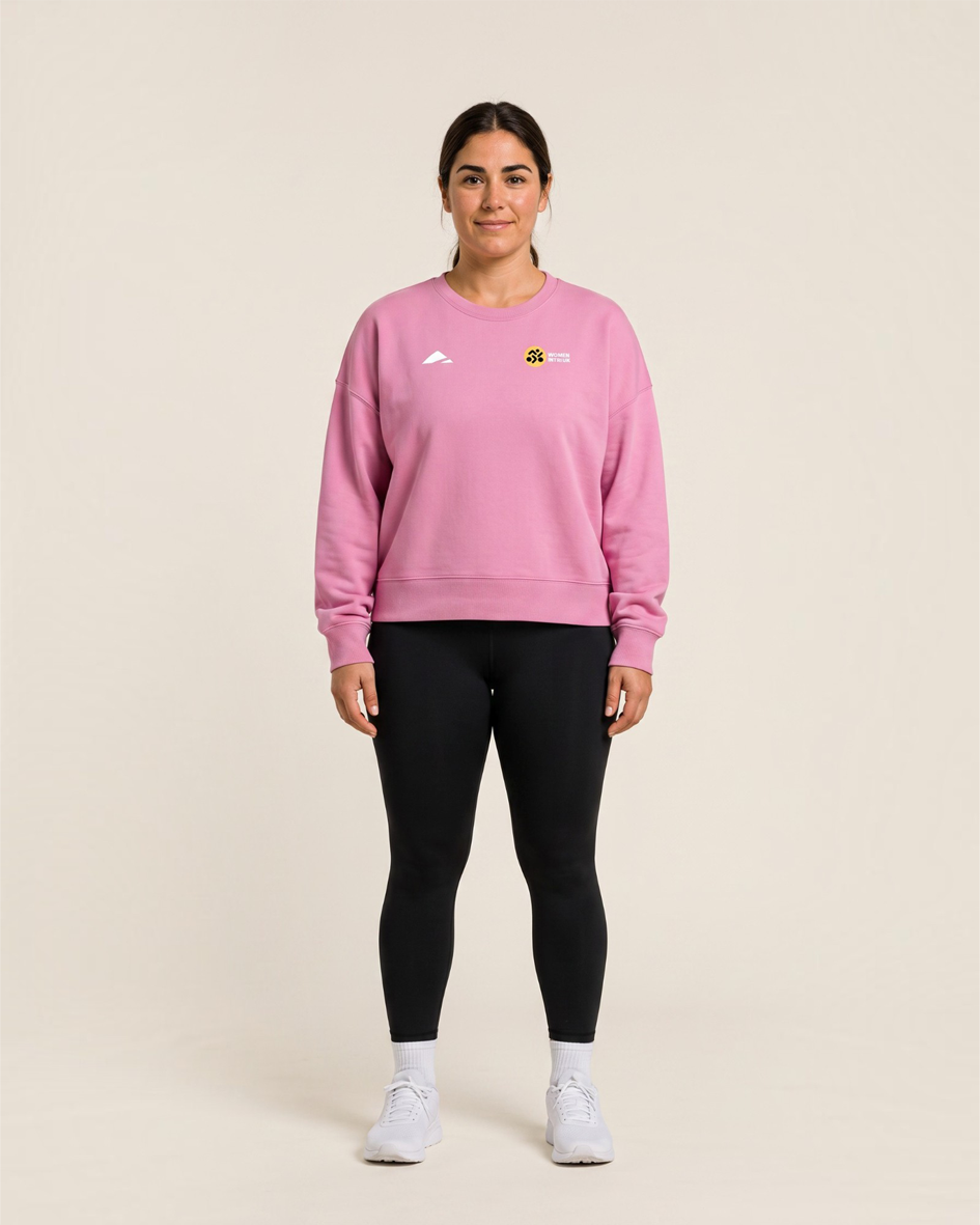 WIT x Layer Impact Sweatshirt - Deep Pink
