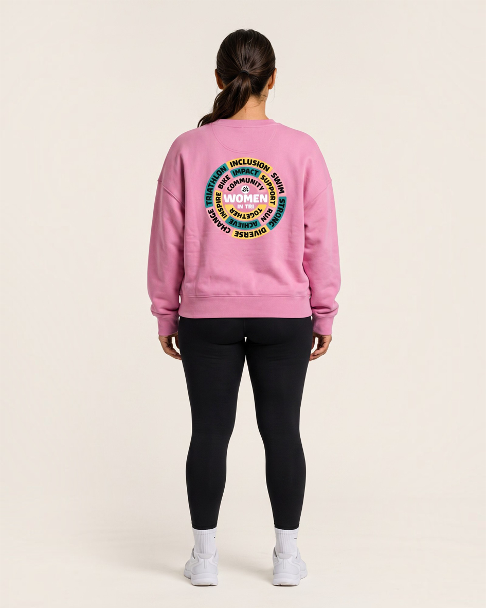 WIT x Layer Impact Sweatshirt - Deep Pink