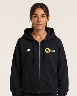 WIT x Layer Impact Zip Hoodie - Black