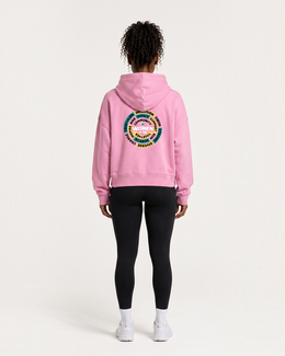 WIT x Layer Impact Zip Hoodie - Deep Pink