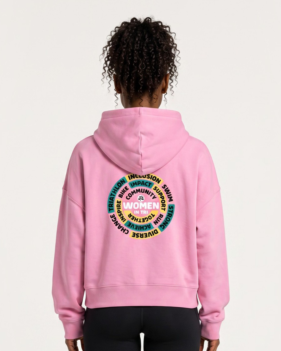 WIT x Layer Impact Zip Hoodie - Deep Pink