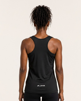 WIT x Layer Performance Tank - Black