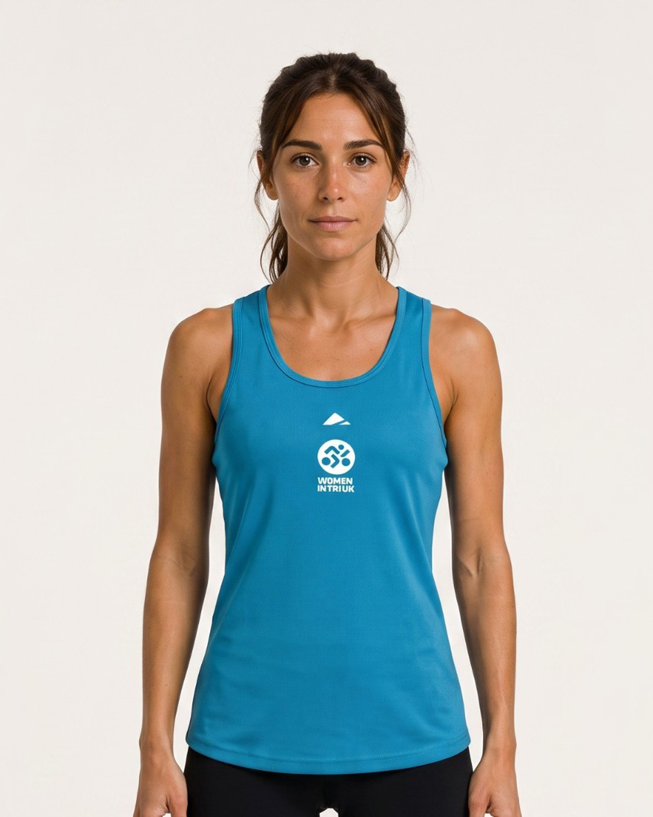 WIT x Layer Performance Tank - Blue
